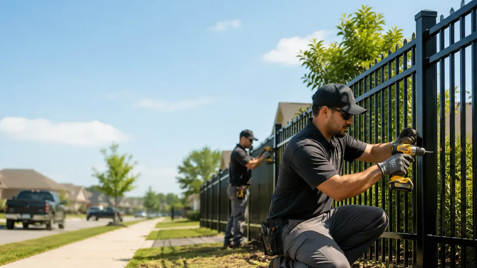 Metal Fence Installation in Bloomington, IN